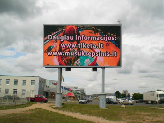 lithuania led screen