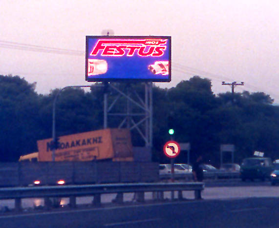 LED advertising