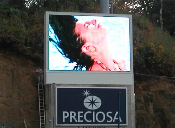 LED video scoreboard display
