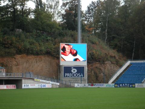 LED video scoreboard display