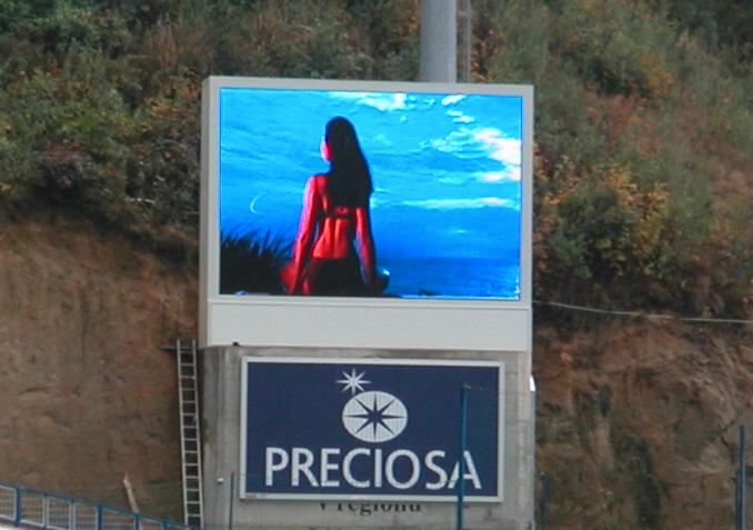 LED video scoreboard display