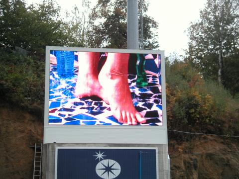 LED video scoreboard display