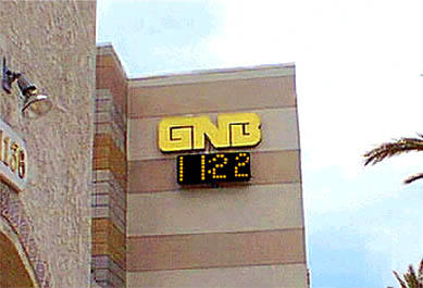 TIME & TEMPERATURE DISPLAY